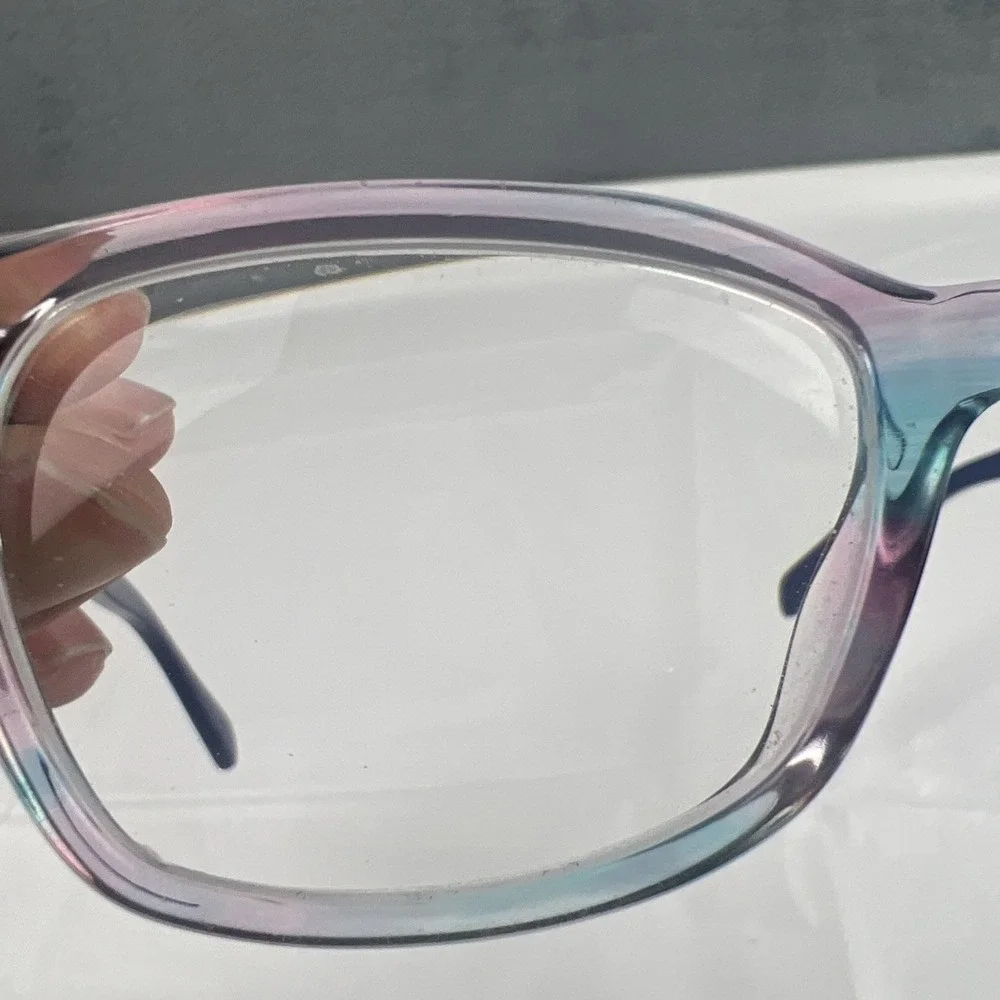 RAY BAN KIDS RB 1591 3807 Blue Purple Flex Hinge Eyeglasses 48-16-130 Frames #3